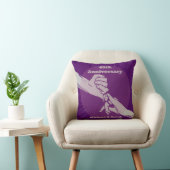 Coussin Personnaliser anniversaire couple romantique main  (Chaise)