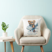 Coussin Personnaliser Baby Bear Airplane Nursery Decor (Chaise)