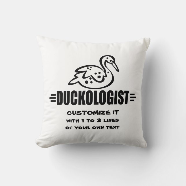Coussin Personnaliser Canard (Recto)