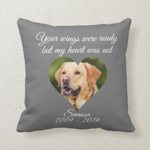 Coussin Personnaliser commémorative pour animaux de compag