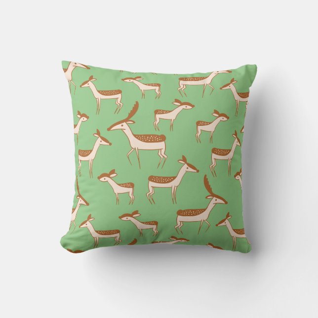Coussin Personnaliser Cute Deer Design (Recto)