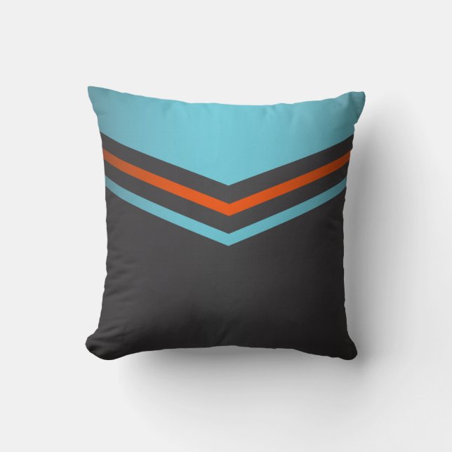 Coussin Personnaliser des bandes rétro (Recto)