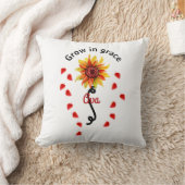 Coussin Personnaliser le devis personnalisé du tournesol (Couverture)