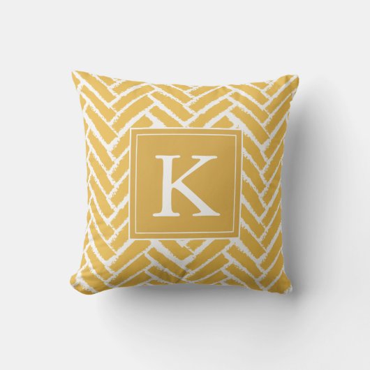 Coussin Personnaliser le Motif  moderne Herringbone Coussi (Recto)