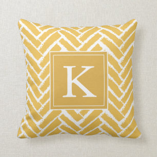 Coussin Personnaliser le Motif  moderne Herringbone Coussi