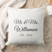 Coussin Personnaliser le nom de famille, l'année, le numér (Couverture)