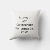 Coussin Personnaliser les flèches d'amour Couples Fiançail (Verso)