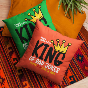 Coussin Personnaliser les plaisanteries du roi de papa