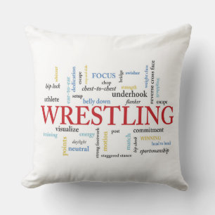 Coussin Personnaliser, Lutter Merci de l'entraîneur en mo