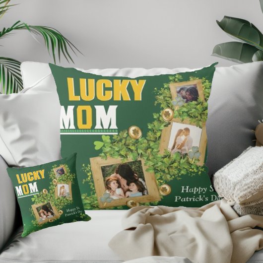 Coussin Personnaliser Nom Et Photo St. Patrick's Day Green