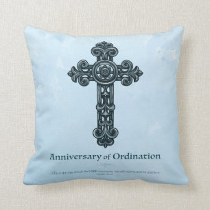 Coussin Personnaliser, Ordination Anniversaire Prêtre, Cr