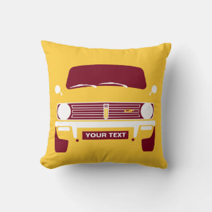 Coussin Personnalisez la voiture retro Classic Mini Club p