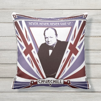 Coussin Personnalisez l'art déco Union Jack de Winston
