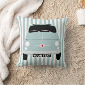 Coussin Personnalisez le Vintage classique Fiat 500 (Couverture)
