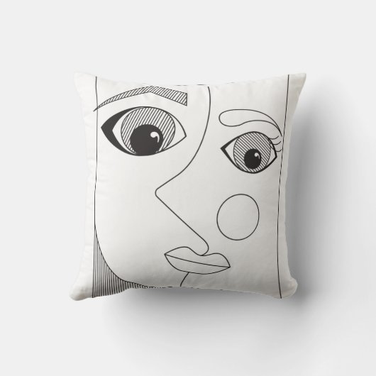 Coussin Personne abstraite (Verso)