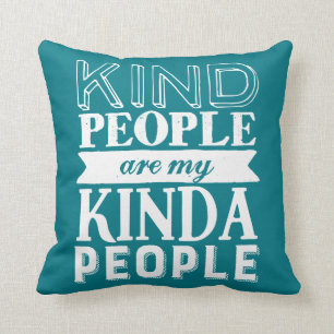 Coussin Personnes aimables de citation inspirée mes plut
