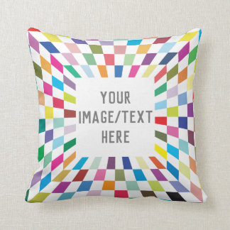 Coussin Perspective colorée,