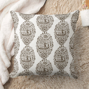 Coussin Perspectives de pêche anciennes : le vieux pêcheur