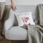 Coussin Pétale Prosecco Rose Floral Mariage Accueil