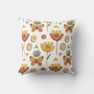 Coussin Pétales et ailes de terre