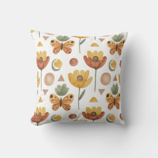Coussin Pétales et ailes de terre