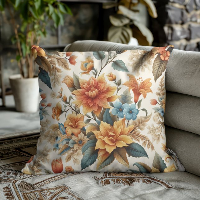 Coussin Pétales et poésie Une affaire florale (Créateur téléchargé)