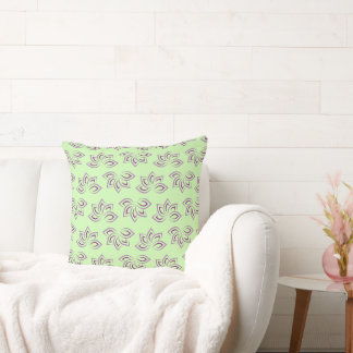 Coussin Pétales Lotus Design Jeu d'Oreiller