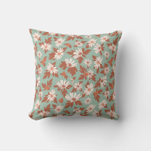 Coussin Pétales - Turquoise clair