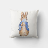 Coussin Peter Blown une gomme à bulle bleue (Recto)