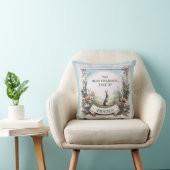 Coussin Peter Rabbit dans le jardin (Chaise)