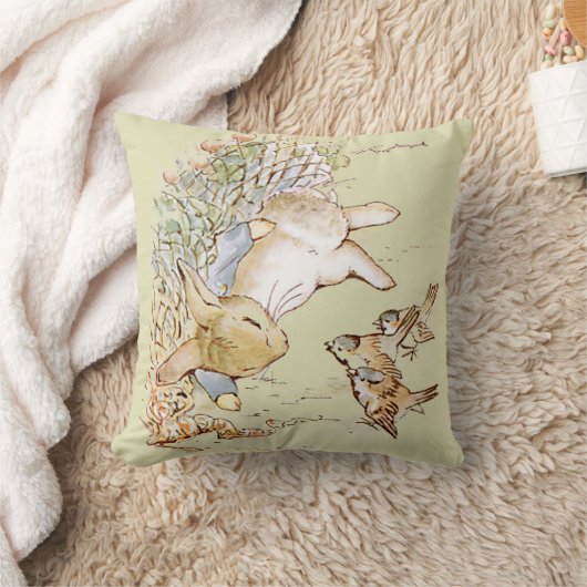Coussin Peter Rabbit Jetez l'oreiller (Couverture)