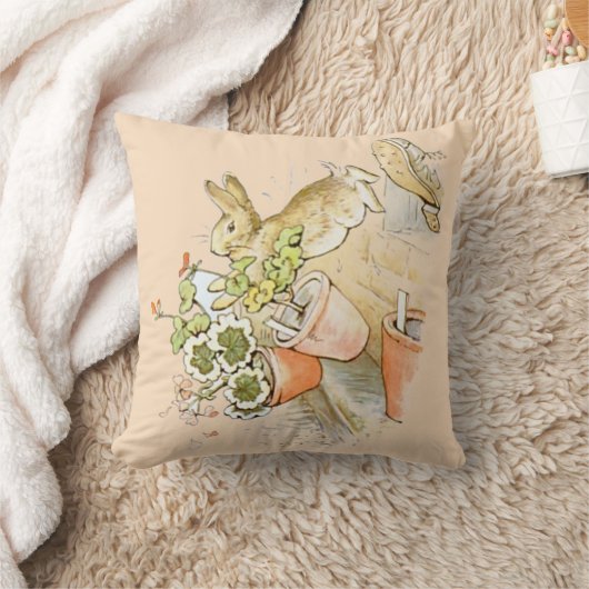 Coussin Peter Rabbit Jetez l'oreiller (Couverture)