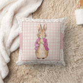 Coussin Peter the Rabbit Check & Floral pattern (Couverture)