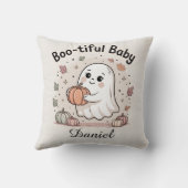 Coussin Petit Bébé mignon Ghost Halloween (Verso)