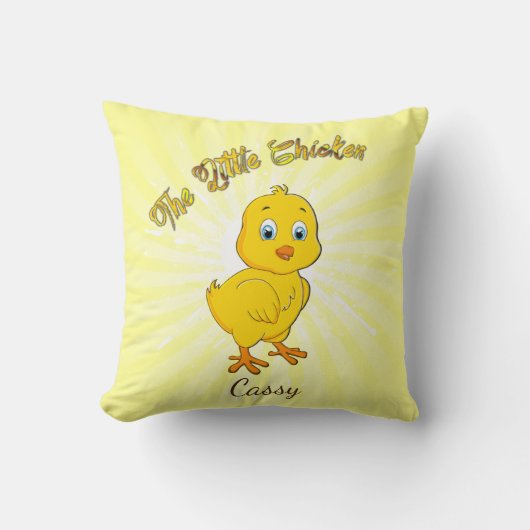Coussin Petit Bébé Poulet (Recto)
