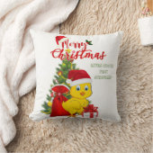 Coussin Petit bébé poulet Noël (Couverture)