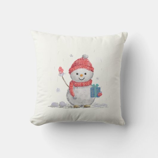 Coussin petit bonhomme de neige (Recto)