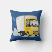 Coussin Petit Camion Cartoon Jaune pour enfants ! (Verso)