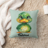 Coussin petit canard vert (Couverture)