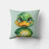 Coussin petit canard vert (Verso)