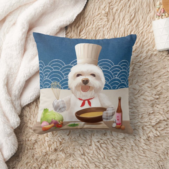 Coussin Petit Chien Chef (Couverture)