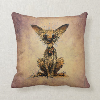 Coussin Petit chien drôle mignon