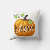 Coussin Petit Citrouille | Bébé mignon et neutre (Verso)