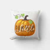 Coussin Petit Citrouille | Bébé mignon et neutre (Recto)