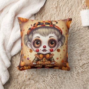 Coussin Petit clown d'Halloween 2
