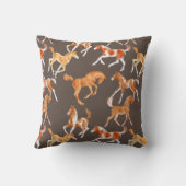 Coussin Petit cowboy mignon cheval bébé premier rodéo (Verso)