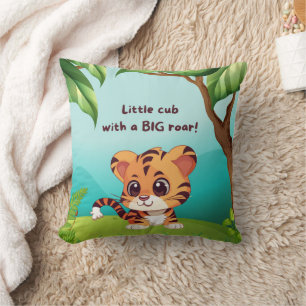 Coussin Petit Cube Grand Carré de rugissement Jeu d'oreill