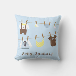 Coussin Petit décor de pièce de bébé de monsieur