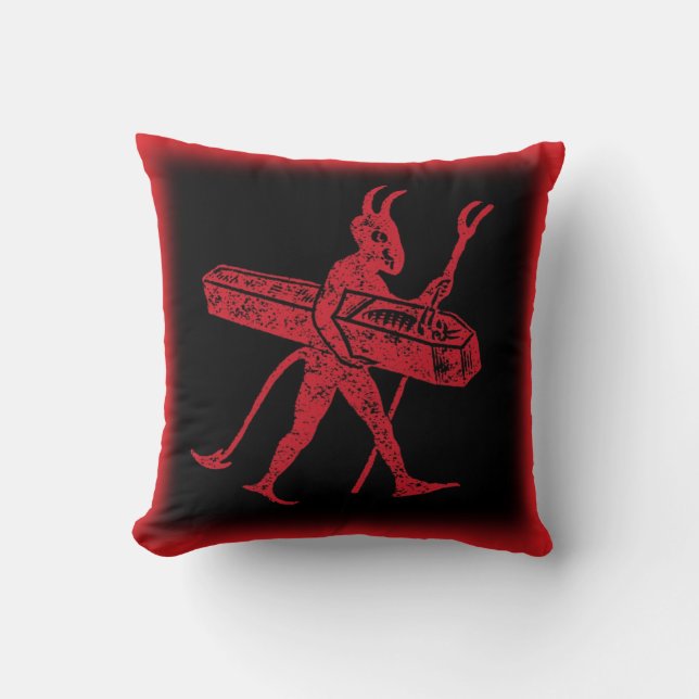 Coussin Petit diable vintage (Recto)