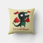 Coussin Petit dragon mignon (Verso)